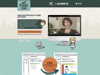 Internet Fehlerseiten 404 Seite nicht gefunden Kreativität