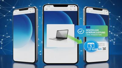 Webshop Onlineshop Gewährleistungslabel Garantie EU Gesetz Pflicht